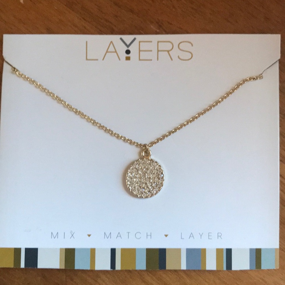 NEW Layers gold necklace